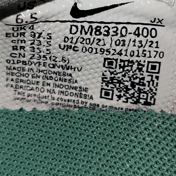 Nike Day Break University Blue Orange Sneakers Women's Size 6.5 - Picture 9 of 9